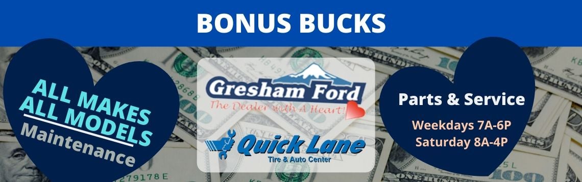 Ford Service Coupon Bonus Bucks