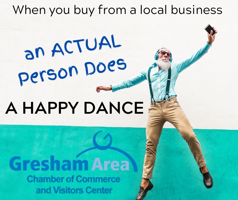 Shopping Local Leads to a Happy Dance