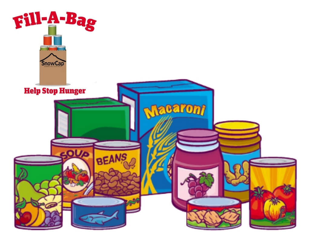 2021 Fill-A-Bag Food Drive for SnowCap Community Charities