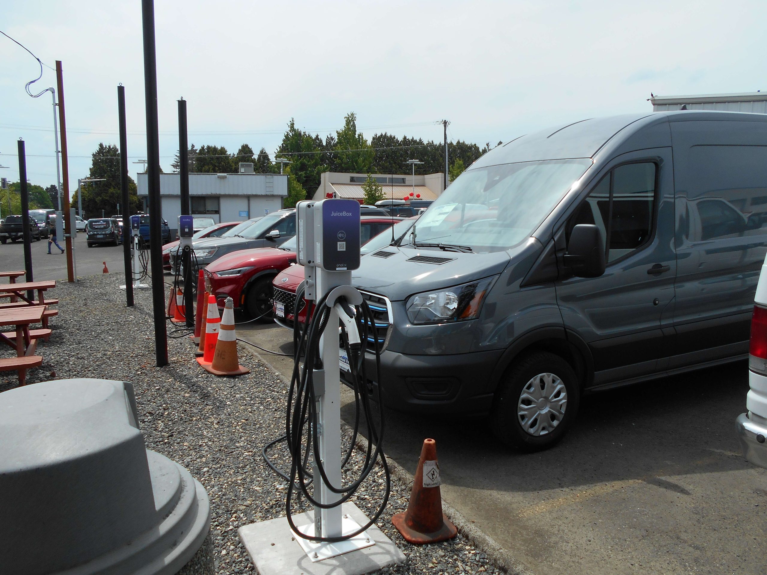 Commercial Fleet Electric Charging Station at Gresham Commercial Vehicle Center