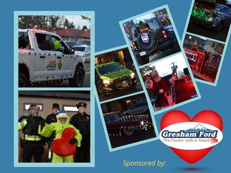2022 Holiday Light Cruise and Tree Lighting sponsored by Gresham Ford