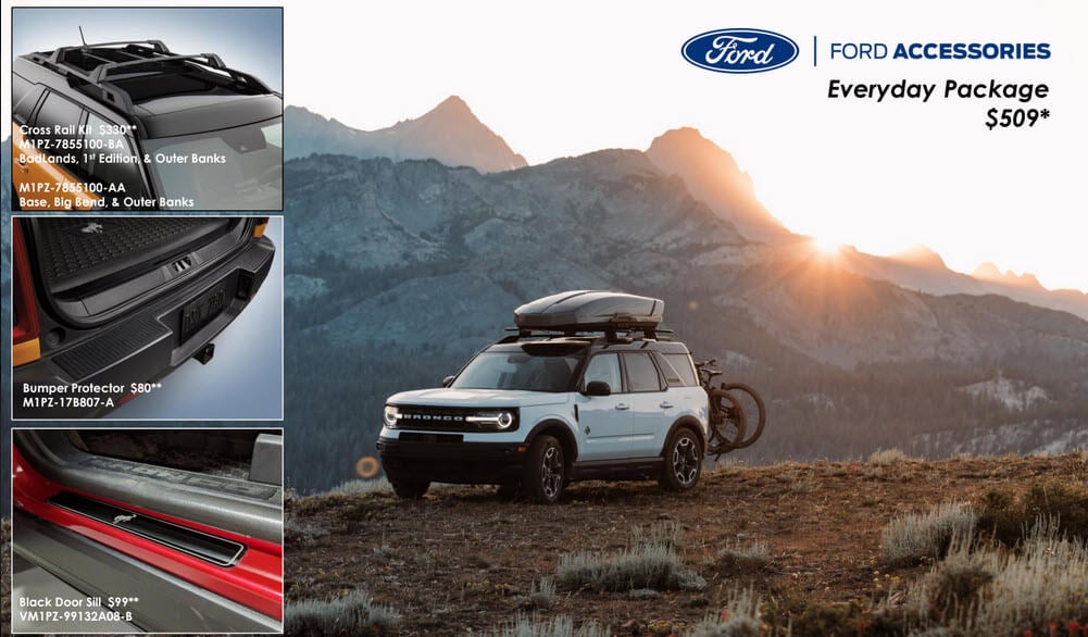 Bronco Sport Everyday Accessory Package Discount at Gresham Ford