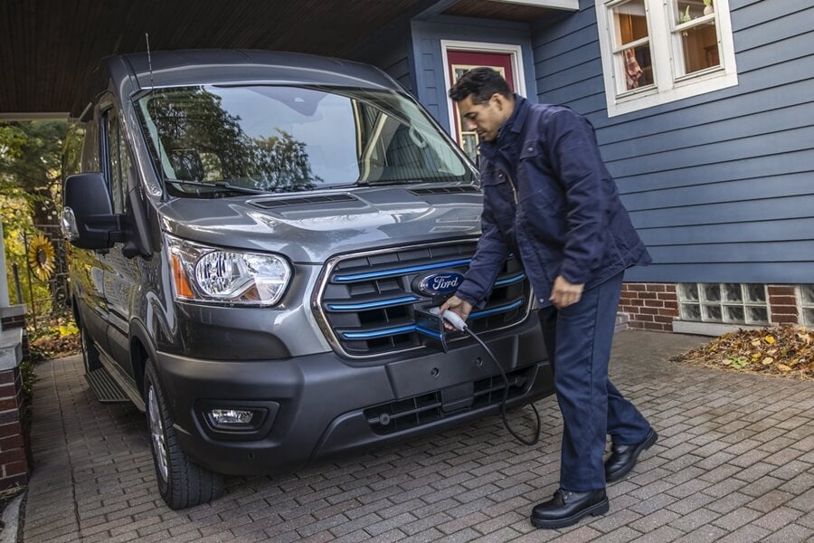 Home Charging with the Ford E-Transit