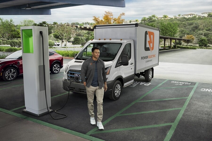 Public Charging with the Ford E-Transit